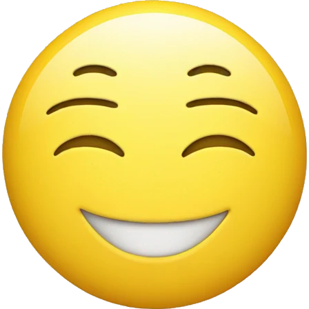 round emoji smile yellow emoji