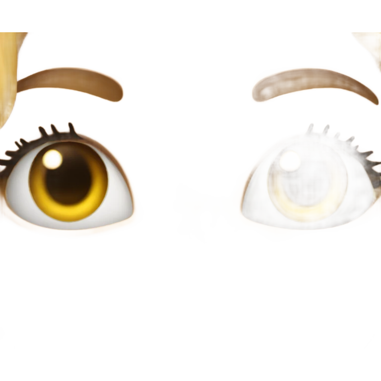 Smiling face with big lashes emoji