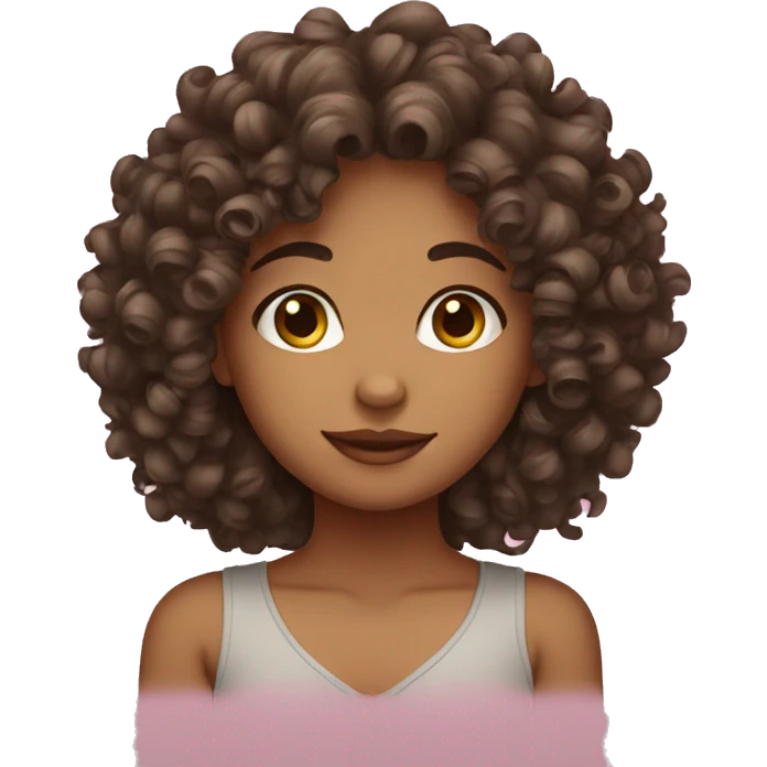  curly girl emoji