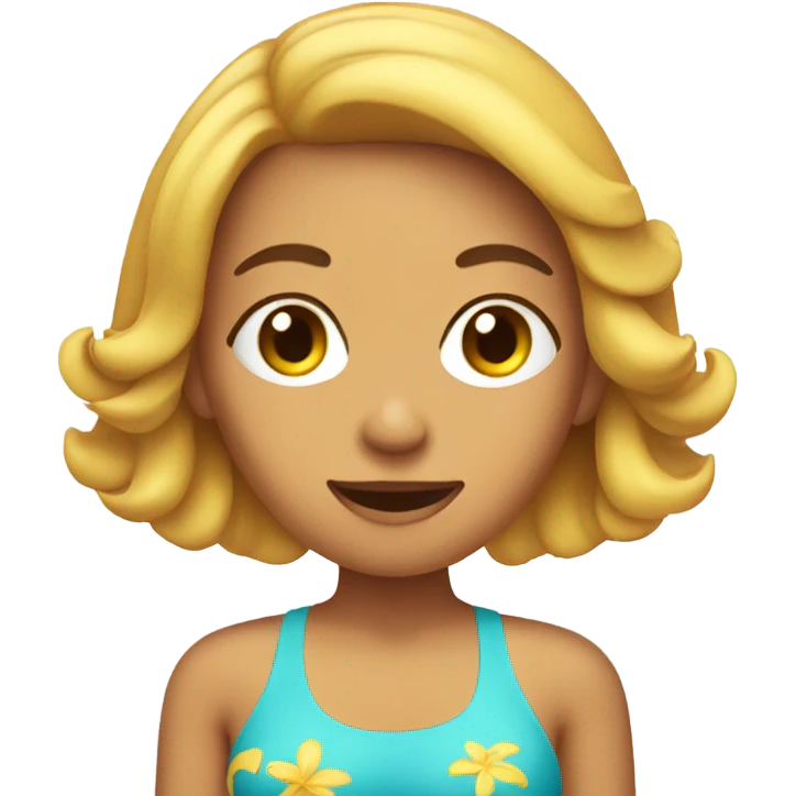 Woman in bathing suit  emoji