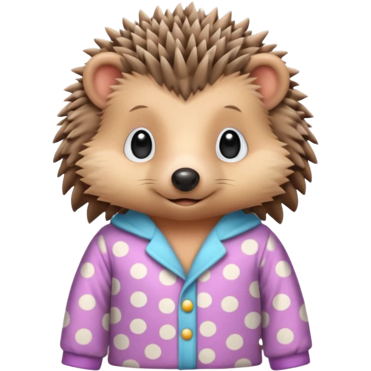 hedgehogs in pajama emoji
