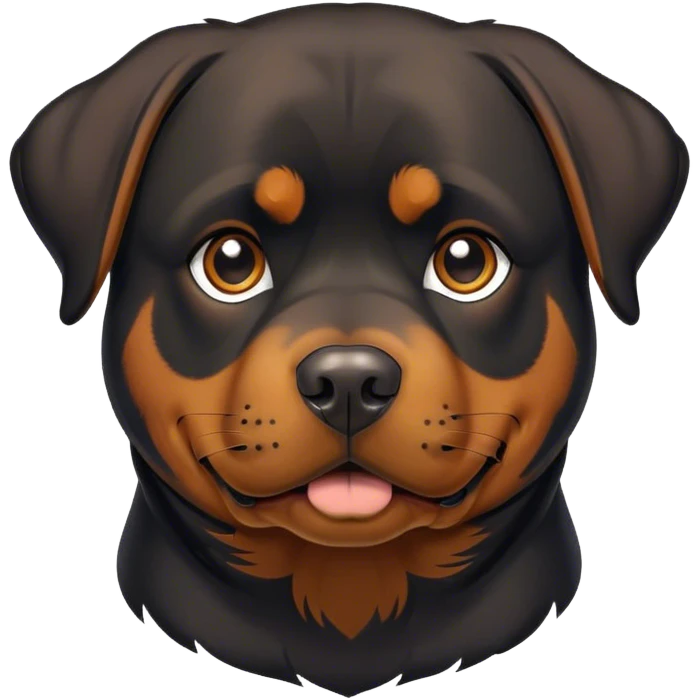 A Rottweiler emoji