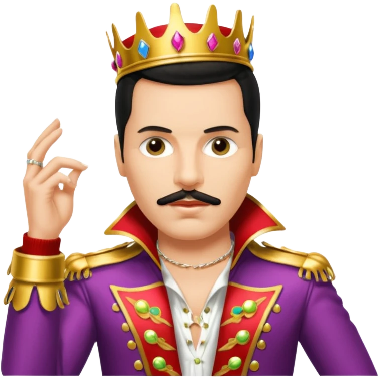 Freddy mercury famous stand emoji