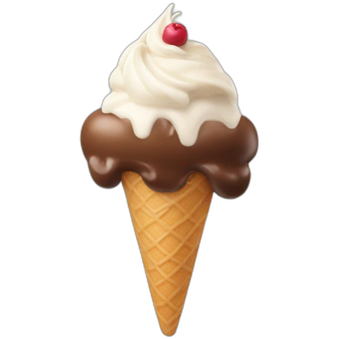 Sexy ice cream emoji