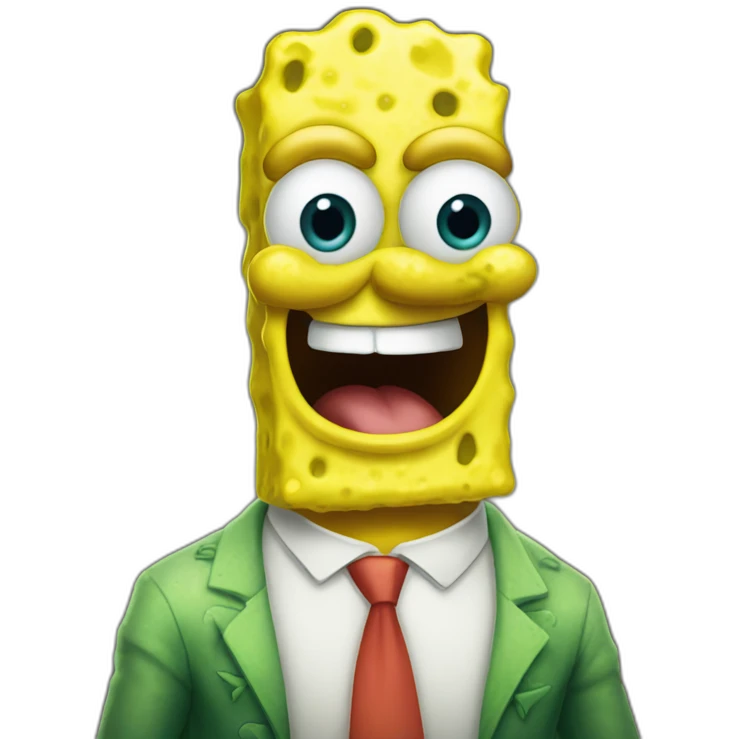 bosonaro-head-wearing-spongebob-costume emoji