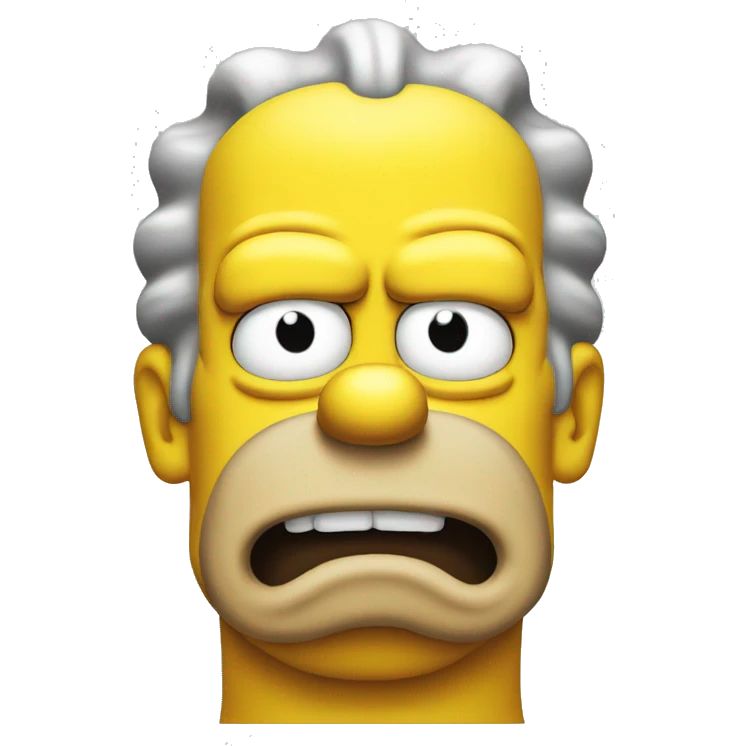 homer simpson angry emoji