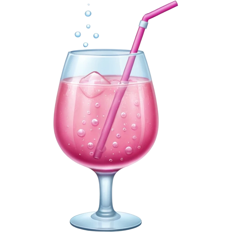 🍷alter emoji into pink drink  emoji