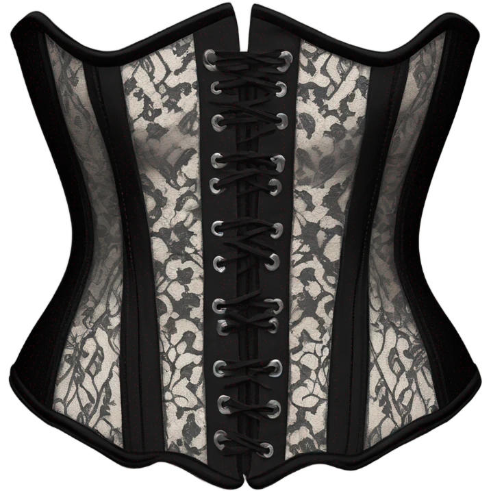 Black corset emoji