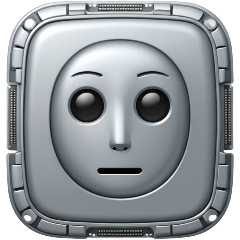 CPU, front facing, plain no text emoji