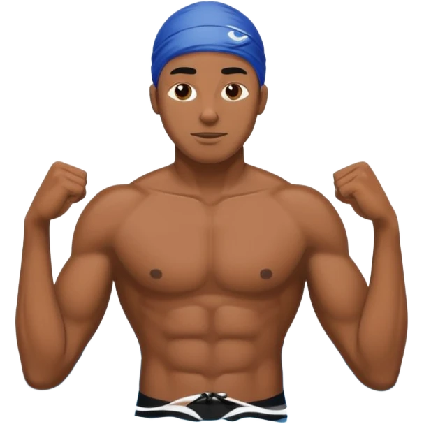 swimmer black man emoji