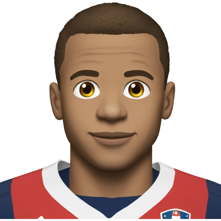 Macron embrasse mbappe emoji