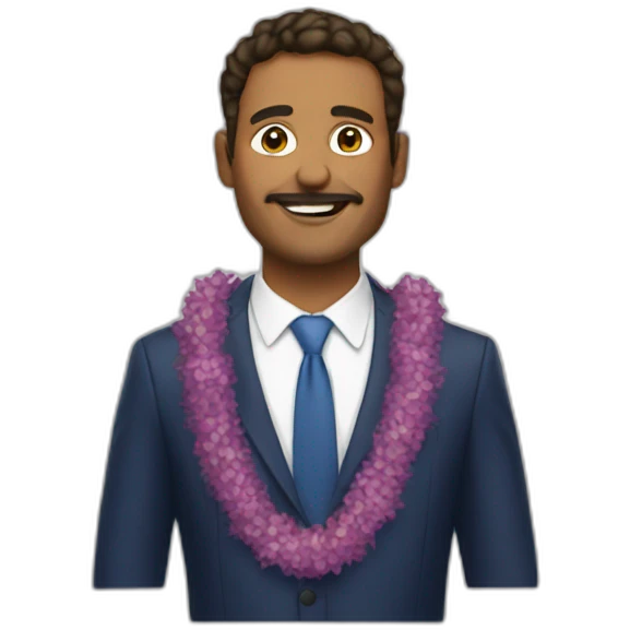 man garland emoji