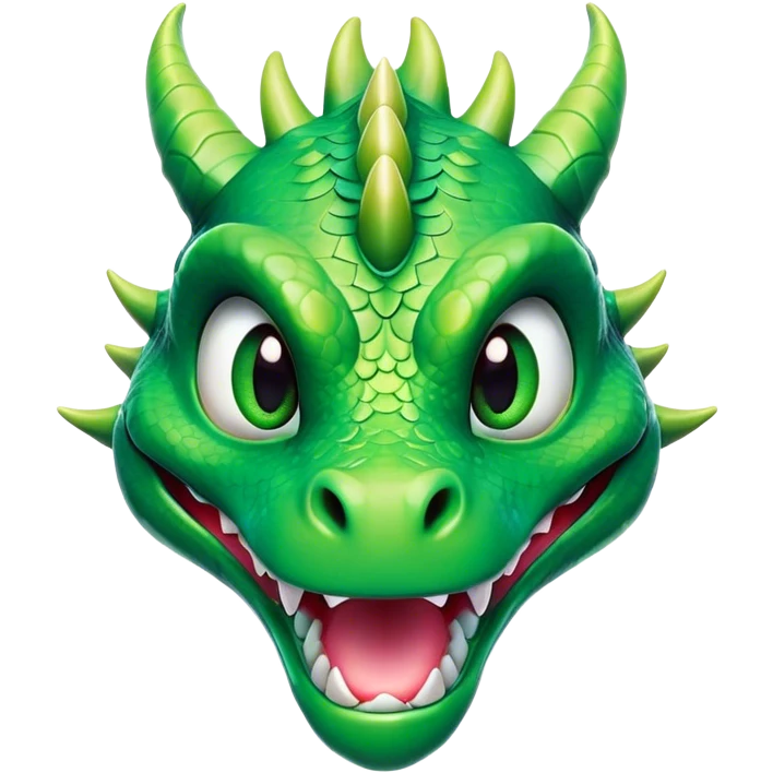 Cinematic Comical Dragon Portrait Emoji, Head tilted dramatically with an exaggeratedly amused expression, featuring a striking, glossy scaled body with bold, angular features and wide, expressive eyes filled with playful disbelief, Simplified yet hilariously expressive features, highly detailed, glowing with a slightly sassy, otherworldly glow, high shine, dramatic yet playful, stylized with an air of cheeky mythical mischief, soft glowing outline, capturing the essence of a spirited and over-the-top dragon that looks ready to breathe fire into internet fame instantly! emoji