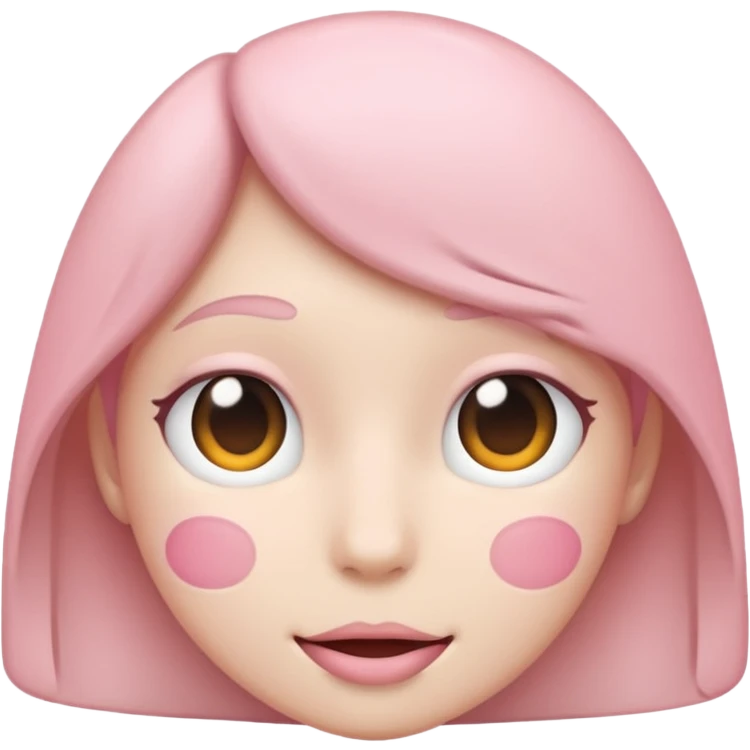 🤍 light pink emoji