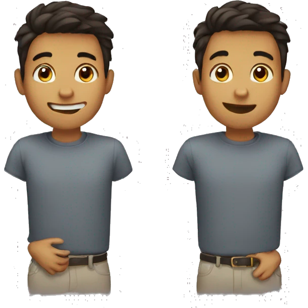  boys flirting  emoji