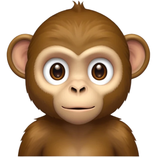 monkey facing left emoji