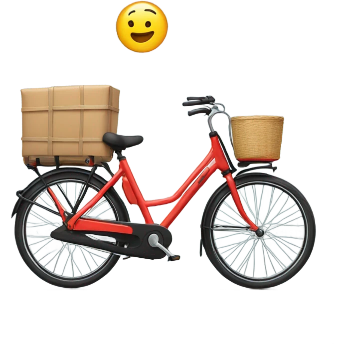 Amsterdam cargo bike emoji