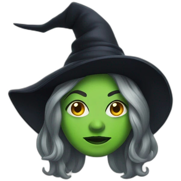 Wicked witch emoji