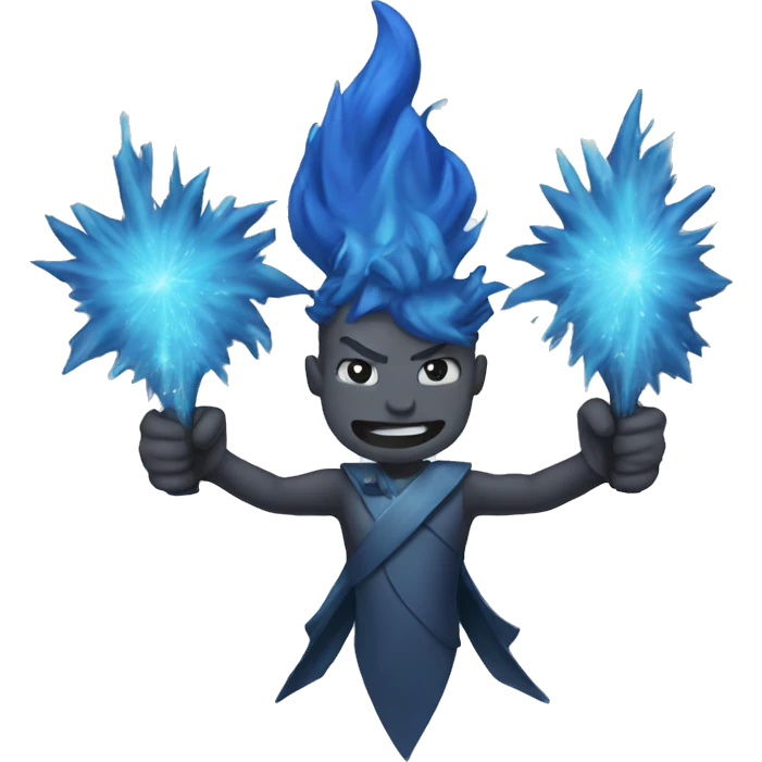 blue sparks emoji