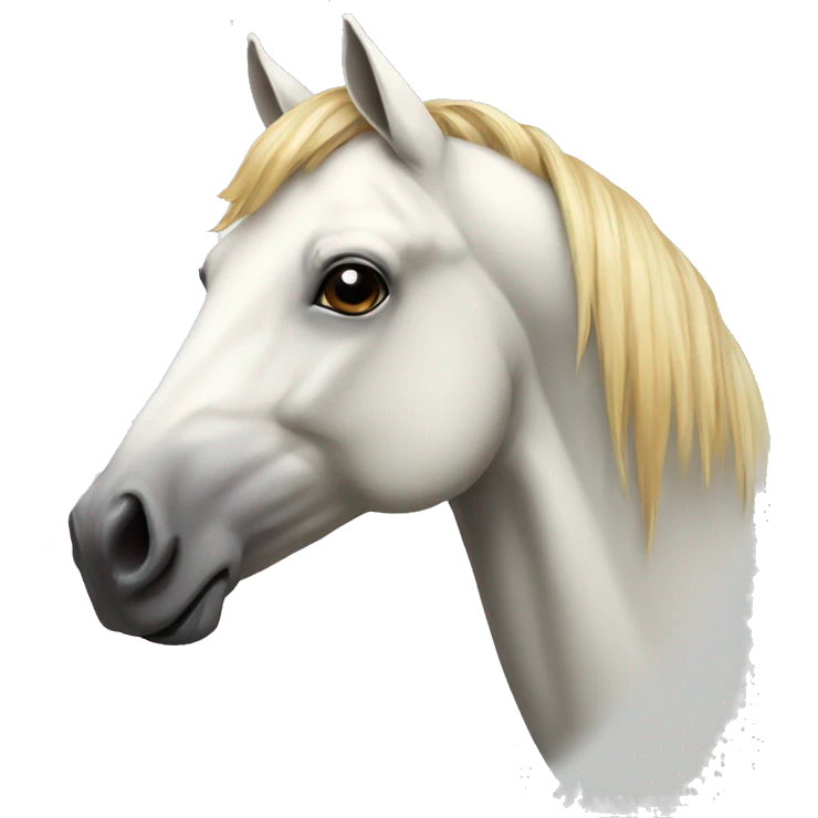 caballo gillo blanco emoji