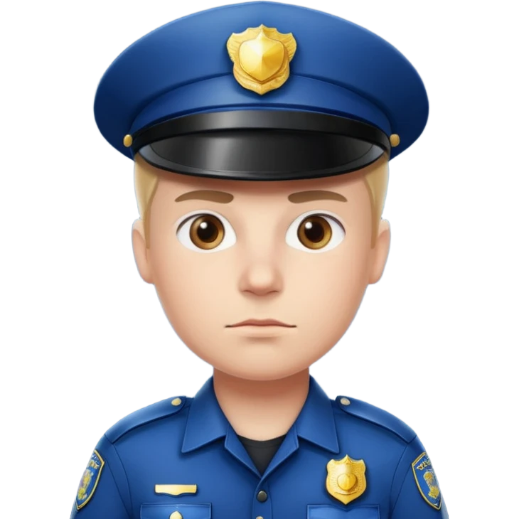 police with light emoji