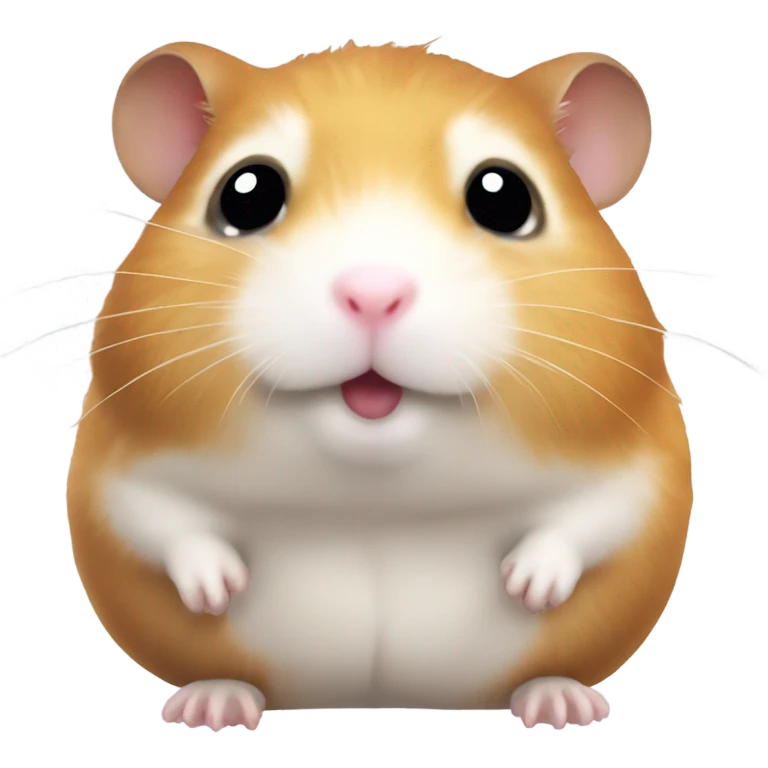 Hamster with big cheeks emoji