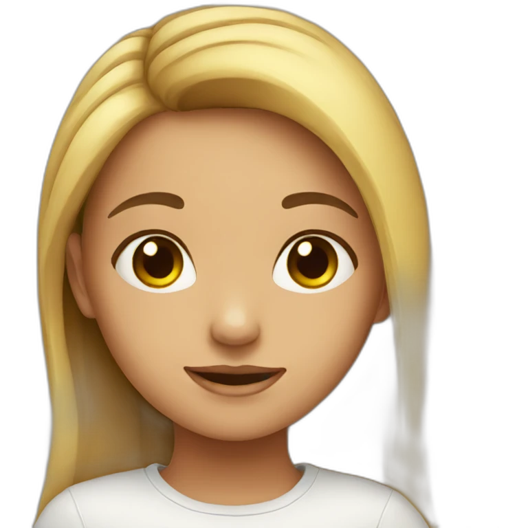 Cute girl emoji