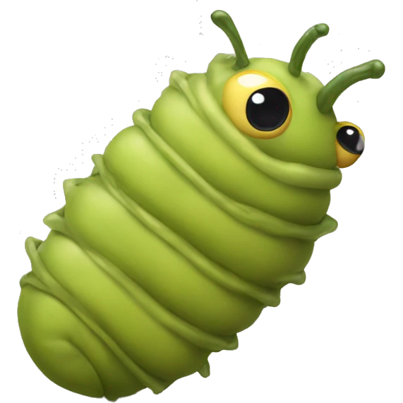 The larva emoji
