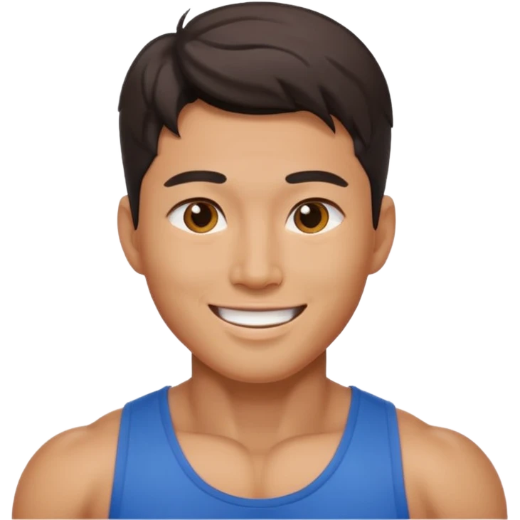 Koreli bir erkek ama çok yakışık lı ve kaslı emoji