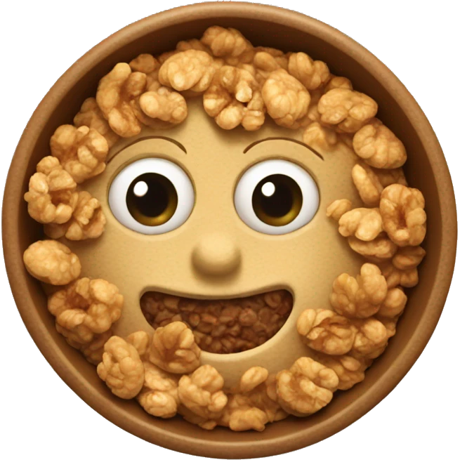 Granola bowl emoji