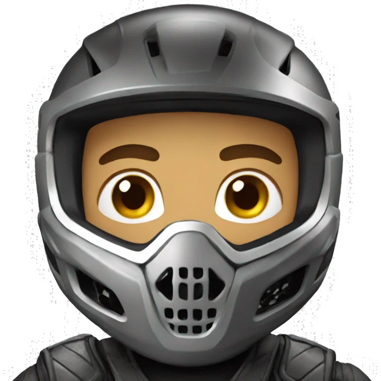 Guy in motorcross helmet showing 👌 emoji