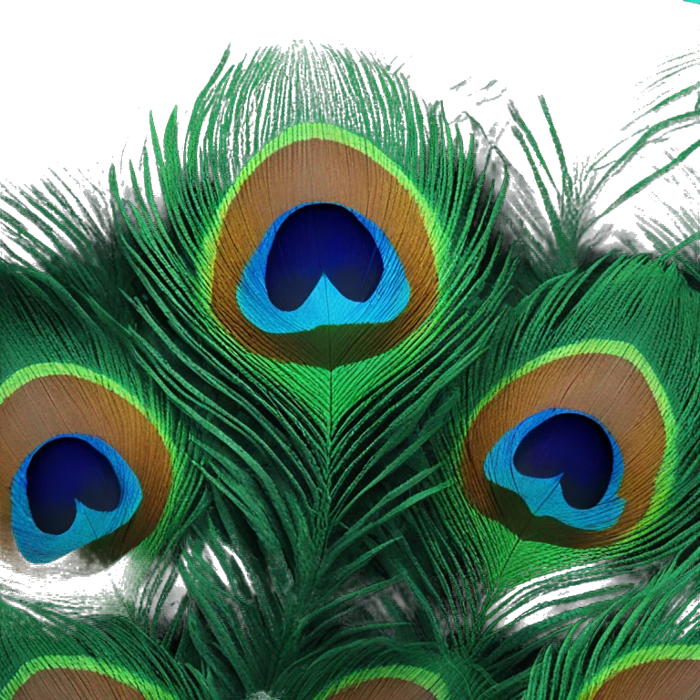 Peacock feather  emoji