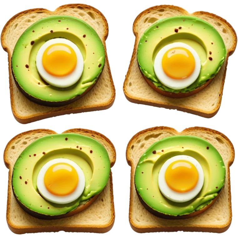 Smashed avocado toast  emoji