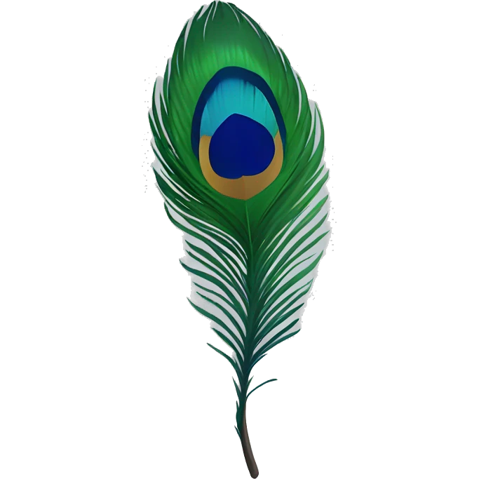peacock feather emoji