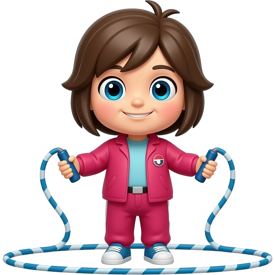 Jumprope doll squidgame app emoji
