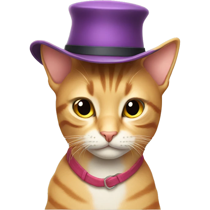Cat wearing hat emoji
