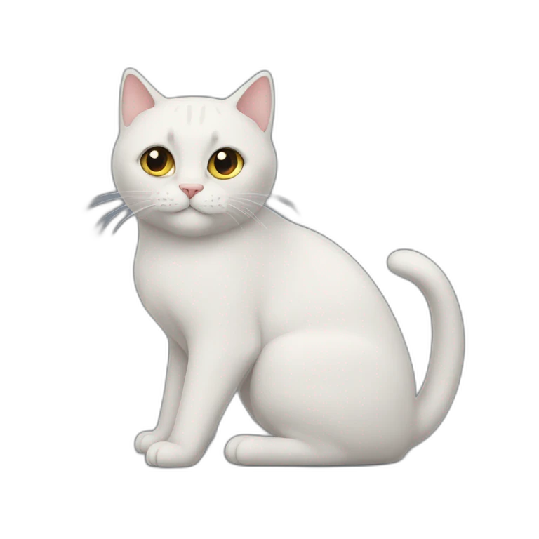 Cœur avec chat emoji