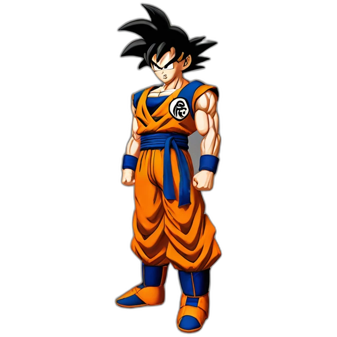 son goku super Saiyan rouge emoji