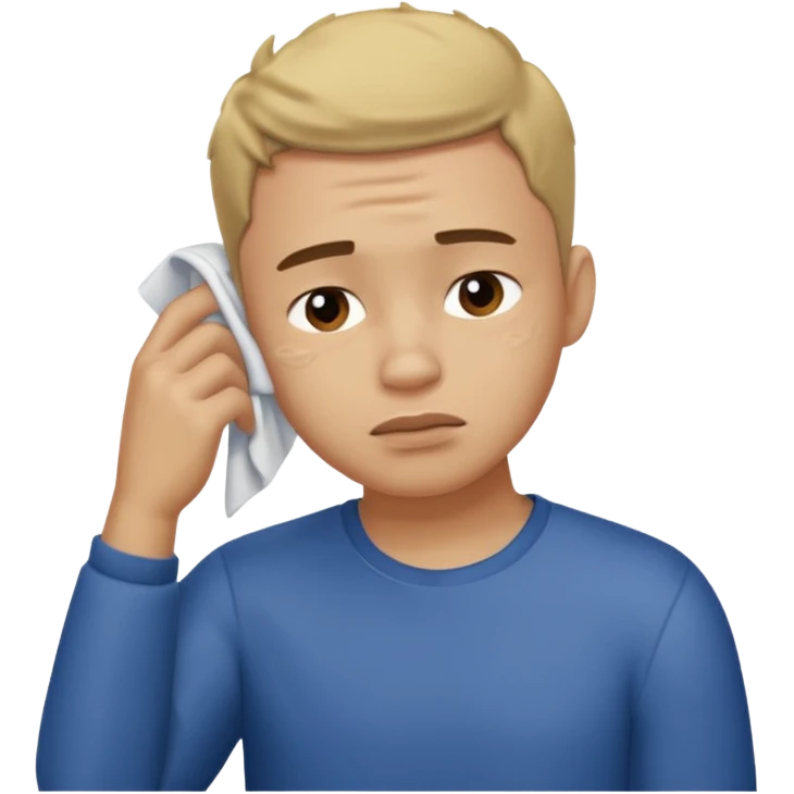 Emoji of a guy wiping off his shoulder emoji