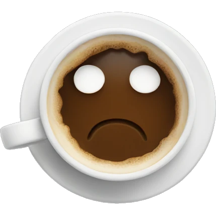 coffee with a disorder  emoji