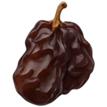 dried raisin emoji