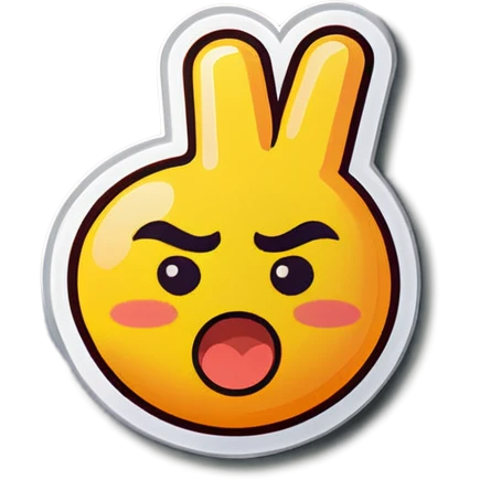 Emoji with middle finger and side eye emoji