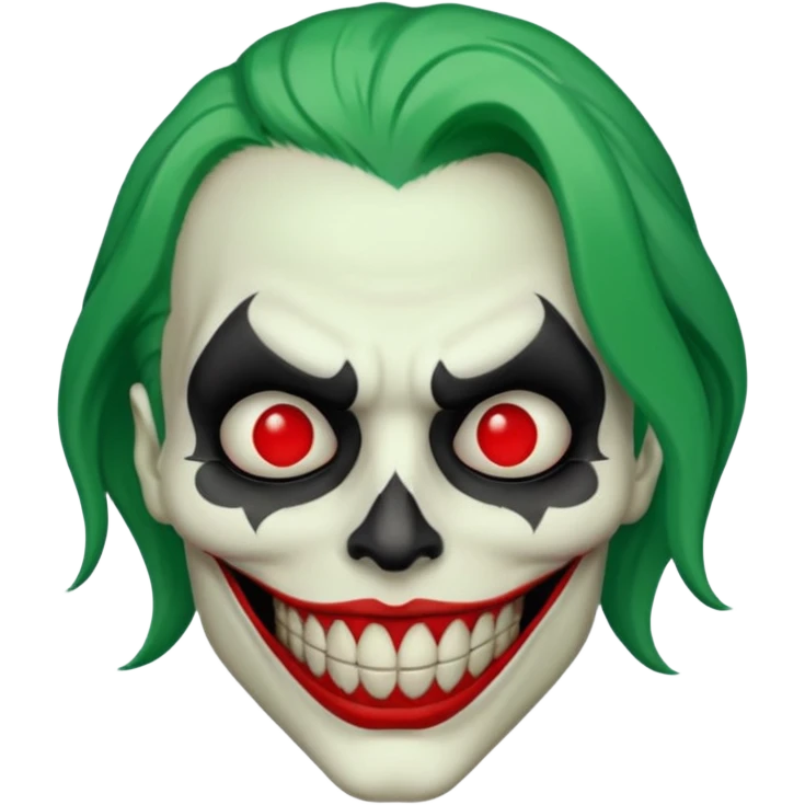 a skull like joker emoji