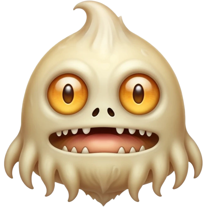 Beige fog monster   emoji