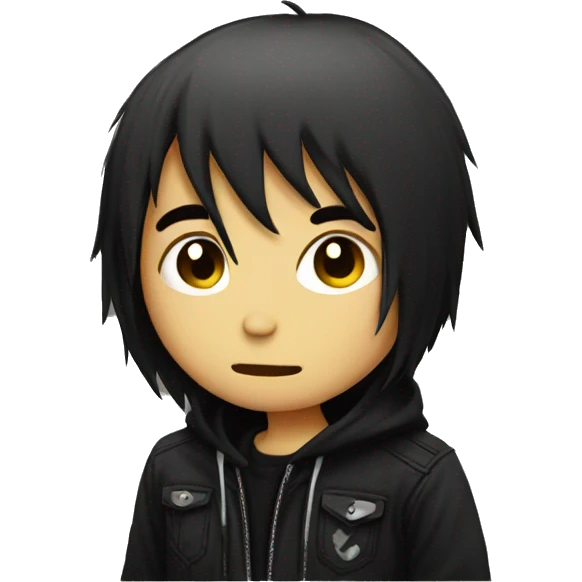 Emo kid emoji