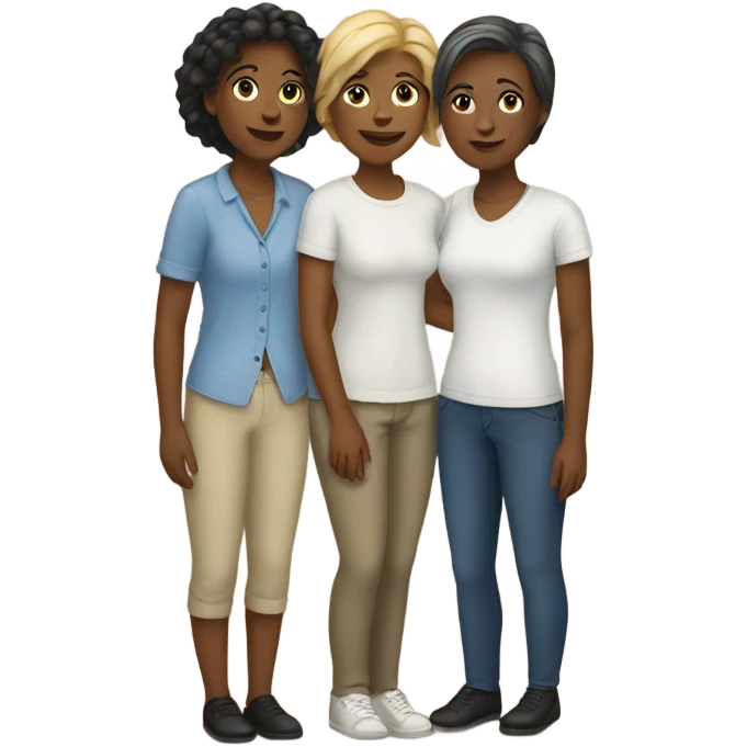 white lesbian family  emoji