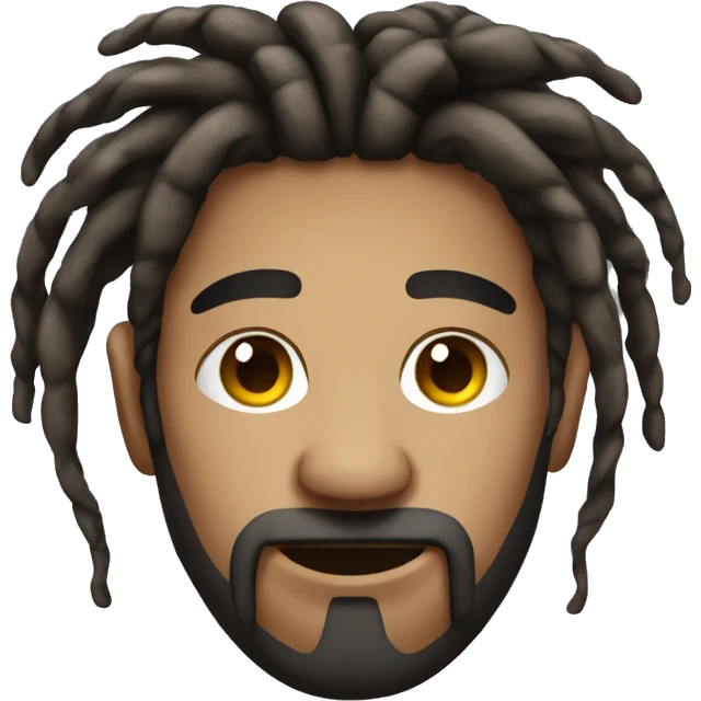 Nonchalant dreadhead  emoji