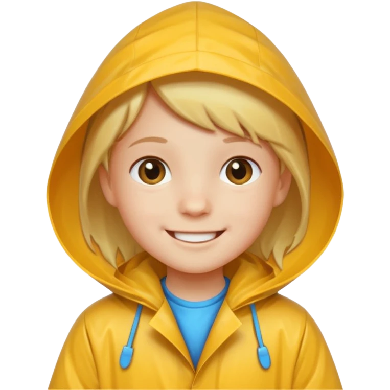 kid with raincoat emoji