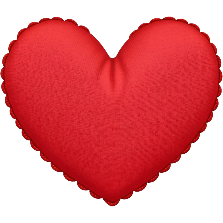 Cloth heart emoji