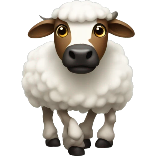 oveja con moño emoji